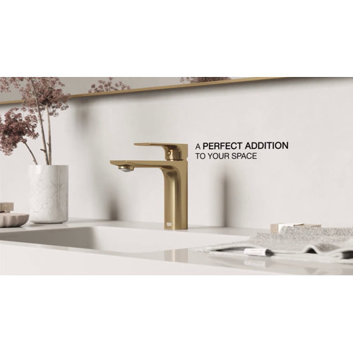 Vigo outlet Davidson Single-Handle Single Hole Bathroom Faucet in Matte Black VG01043MB